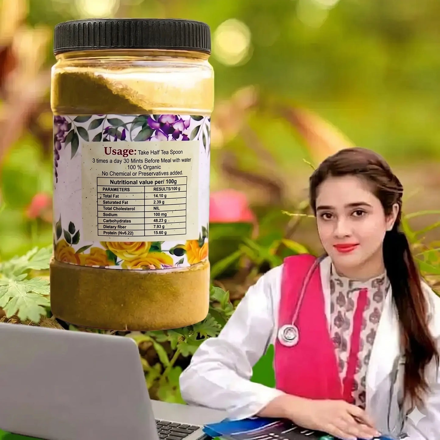 Special Offer Buy 1 Get 1 Free Phakki Herbal Powder 🌿 | 1-Month Plan 📆